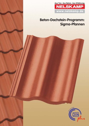Beton-Dachstein-Programm: Sigma-Pfannen