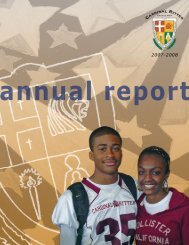 2007-2008 Annual Report - Cardinal Ritter College Preparatory ...