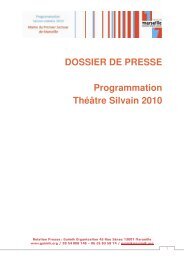 DOSSIER DE PRESSE TH SILVAIN 3105 - Guimik Organisation