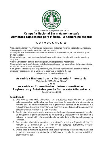 Para leer la convocatoria descarga el documento pdf aquÃ­.