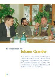 TischgesprÃ¤ch mit Johann Grander