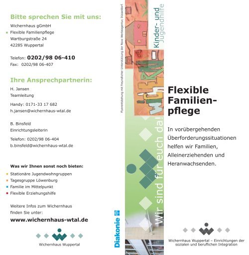 Familienpflege Flyer.pdf - Wichernhaus Wuppertal