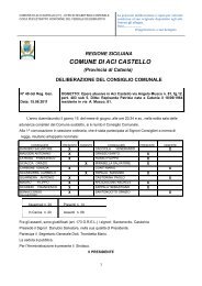 comune di aci castello â ufficio segreteria comunale copia del ve