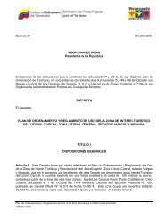 Decreto N” XX-XX-2009 HUGO CHAVEZ FRIAS Presidente de la ...