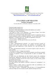 UNA LINGUA DI VELLUTO - Cascina Macondo