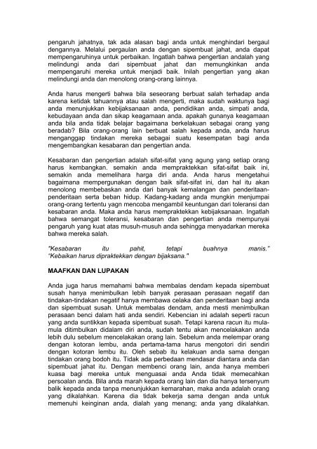 are u respos-Andalah yang bertanggung jawab.pdf - Ven Dr K Sri ...