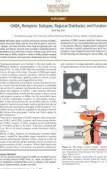 GABA Receptors: Subtypes, Regional Distribution, and Function