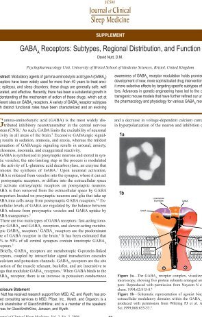 GABA Receptors: Subtypes, Regional Distribution, and Function