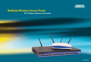 NetVanta Wireless Access Points - Adtran