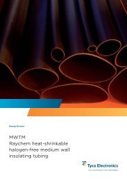 MWTM Raychem heat-shrinkable halogen-free medium wall ...