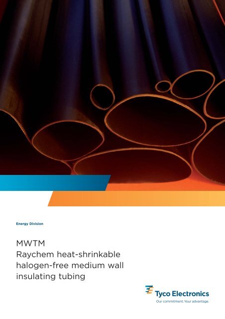 MWTM Raychem heat-shrinkable halogen-free medium wall ...
