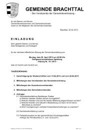 GEMEINDE BRACHTTAL - CDU Brachttal