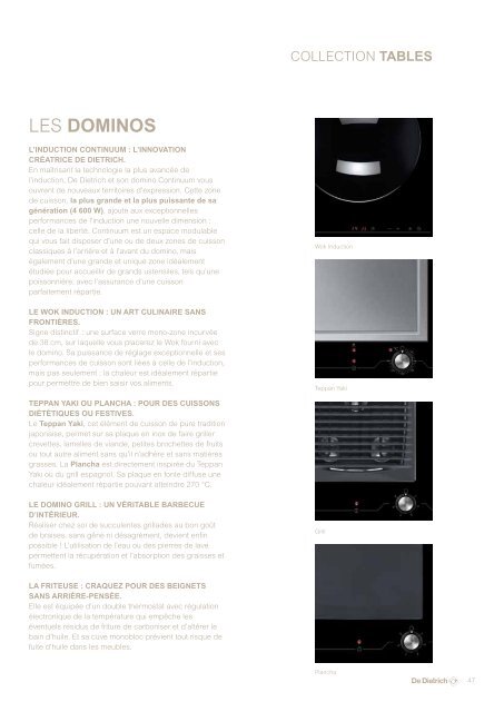 COLLECTION PREMIUM - CORIUM 2012 - De Dietrich