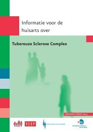 Tubereuze sclerose, huisartsen brochure - Erfocentrum