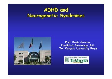 ADHD and Neurogenetic Syndromes - Aidai