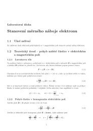 Demonstrace pohybu elektronu v magnetickÃ©m poli ... - Herodes