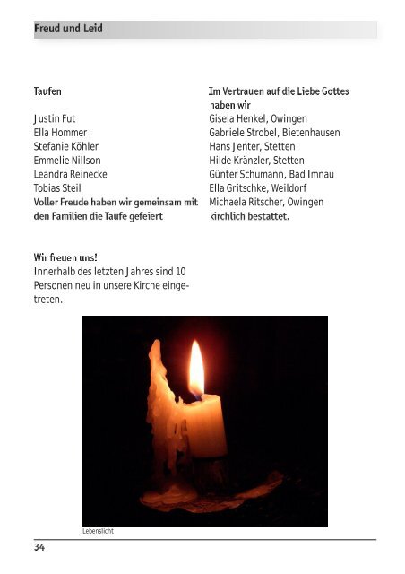 Gemeindebrief Ostern 2011 - Evangelische Kirchengemeinde ...