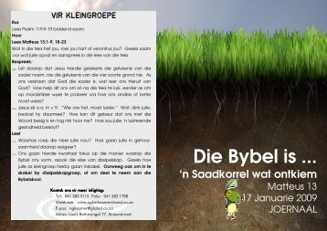 Laai die dokument hier af. - NG Kerk Somerstrand