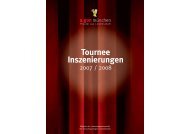 Tournee Inszenierungen - agon Theaterproduktion MÃ¼nchen