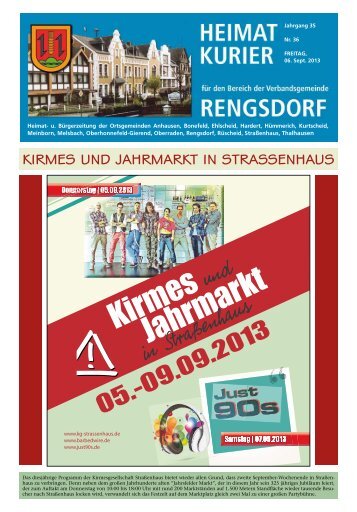 Kirmes Jahrmarkt - Verbandsgemeindeverwaltung Rengsdorf