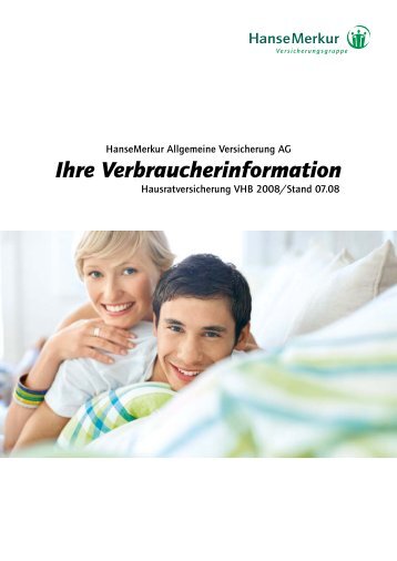 Ihre Verbraucherinformation - Hansemerkur