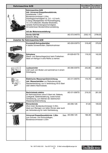 Preisliste Nr. 11 - AGRAVIS Technik Ahaus-Borken GmbH