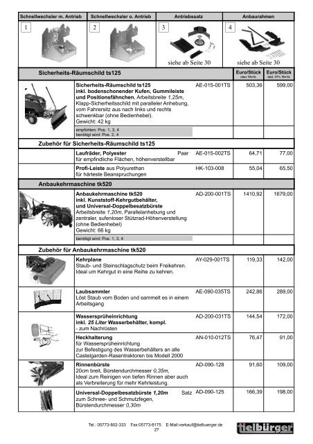 Preisliste Nr. 11 - AGRAVIS Technik Ahaus-Borken GmbH