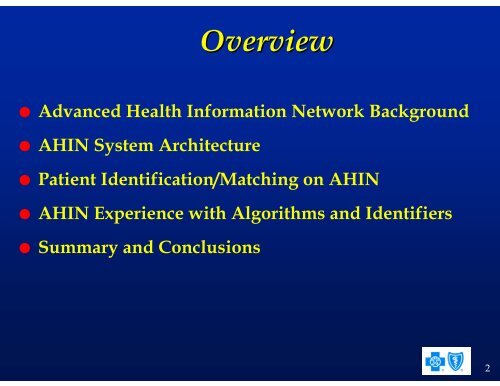 Jerry Bradshaw - National Committee on Vital and Health Statistics