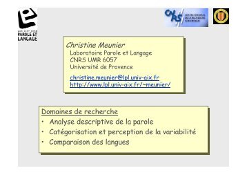 Christine Meunier Christine Meunier - Resodys