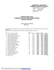 Strukovni ekolog - Prirodno-matematiÄki fakultet u Kragujevcu ...