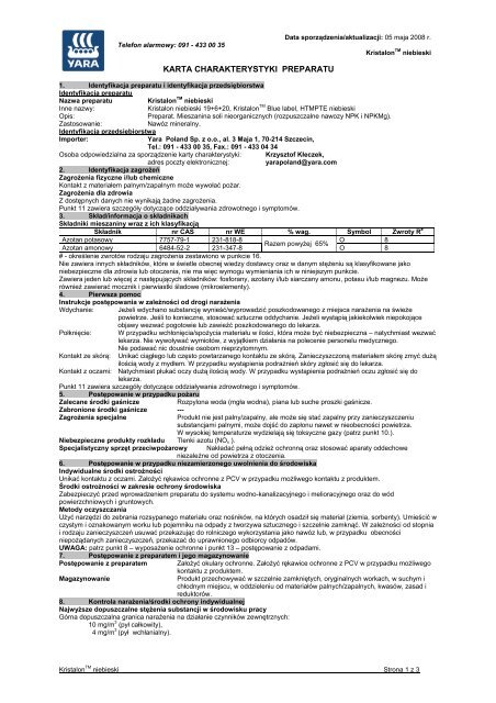 kristalon-niebieski-karta-charakterystyki