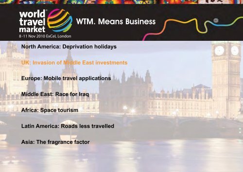 WTM Global Trends Report 2010 - World Travel Market