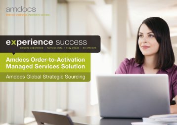 Amdocs Order-to-Activation Managed Services Solution