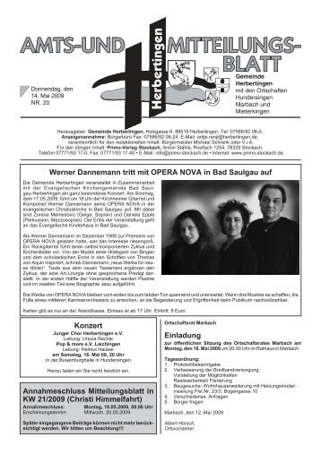 PDF-Download - Gemeinde Herbertingen