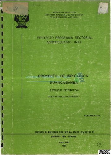 1 - Autoridad Nacional del Agua