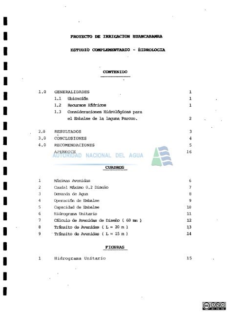 1 - Autoridad Nacional del Agua