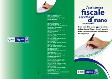 fiscale - BCC Vignole e Montagna Pistoiese