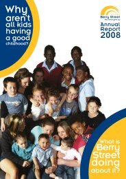 Annual Report 2007-08 - Berry Street