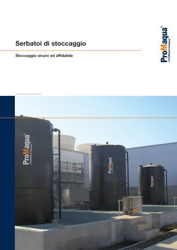Serbatoi di stoccaggio - ProMinent Italiana S.r.l.