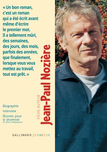 pour PDF NOZIÃ©RES - Gallimard Jeunesse