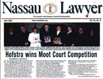 Competition - Hofstra University School of Law