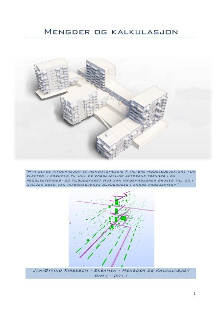 Eksamen BIM - buildingSMART