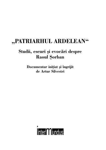 patriarhul ardelean.qxd - biblioteca on-line