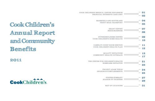 Cook Children's annual report and community benefits
