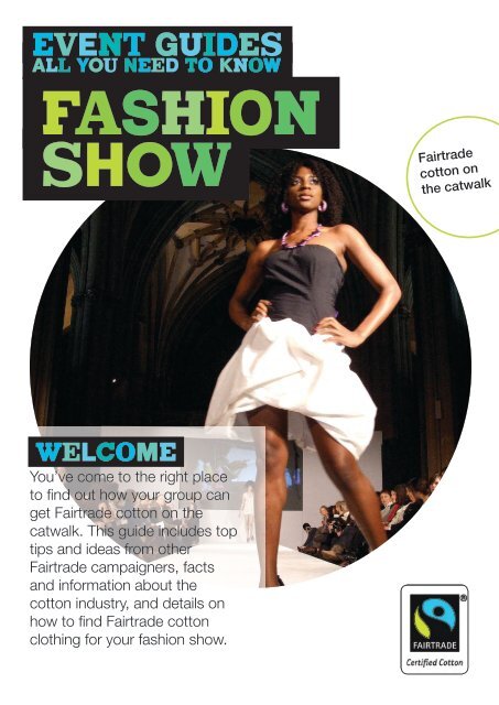 Fashion Show Guide The Fairtrade Foundation
