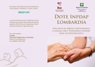 Volantino Dote INPDAP Lombardia - ASL della provincia di Milano n. 1