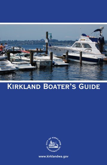 Kirkland Boater's Guide - City of Kirkland