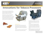 Innovations for Tobacco Processors Brochure - Key Technology
