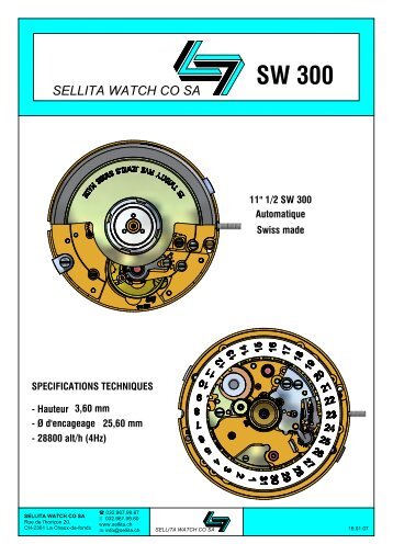 SW 300 aiguillages Calibre - Primrose Supplies