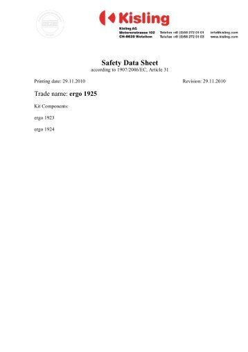 Safety Data Sheet - Maagtechnic